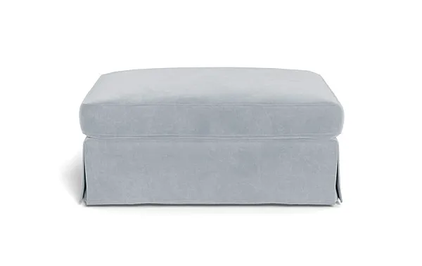 Caitlin Slipcovered Ottoman by The Everygirl®