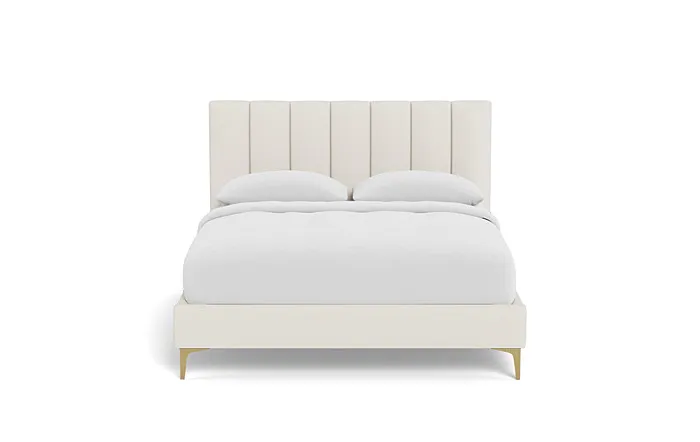 Lowen Upholstered Bed with Tufting Option, Queen