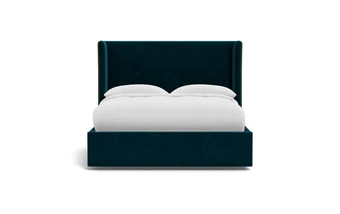 Graham Upholstered Bed with Contrast Piping and Storage Option