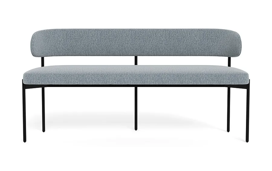 Hollis Upholstered Metal Framed Bench