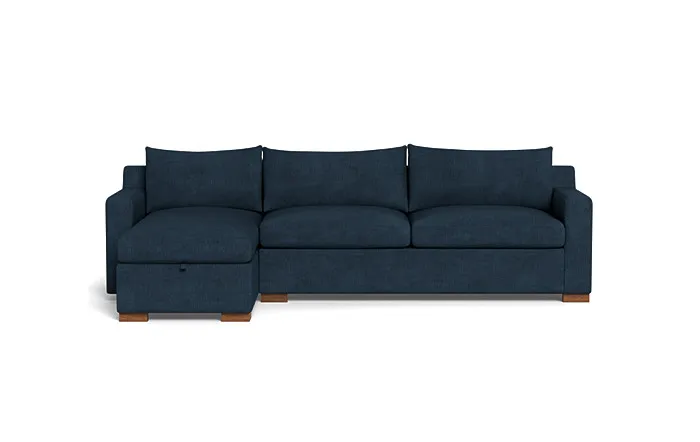 Sloan Left Chaise Sleeper Storage Sectional