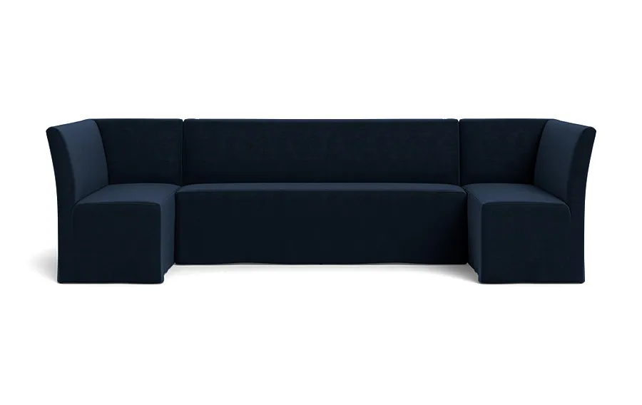 Dorian Slipcovered U-Shaped Banquette
