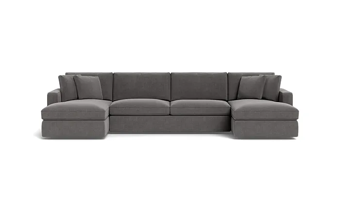 James 3-Piece 4-Seat U Chaise Sectional