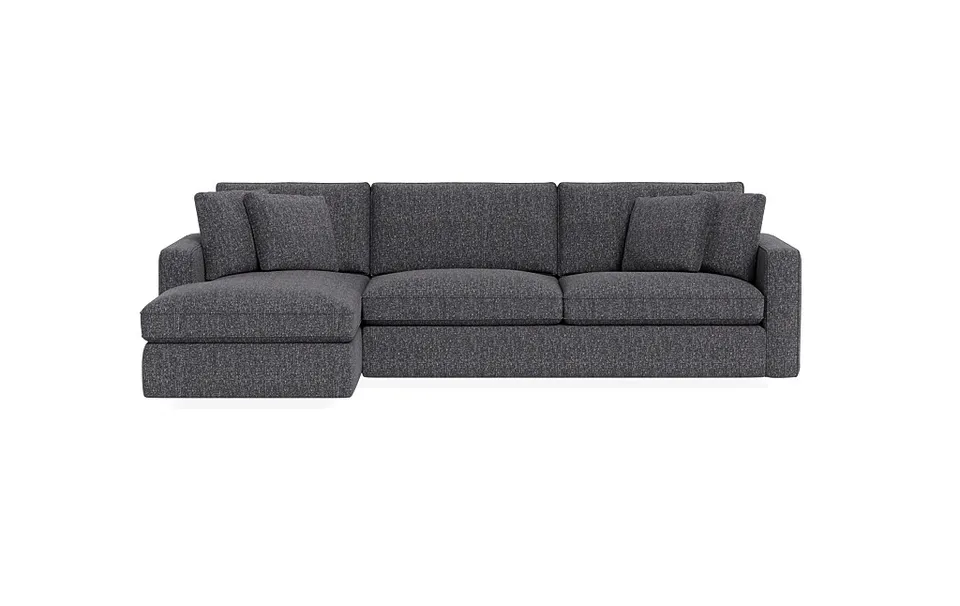 James 3-Seat Left Chaise Sleeper Sectional