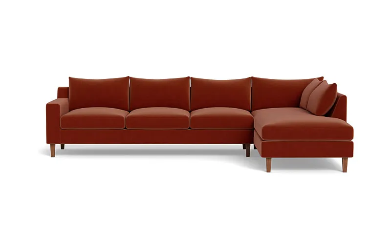 Sloan 4-Seat  Bumper Sectional