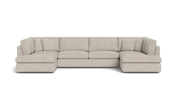 James 3-Piece U-Bumper Sectional
