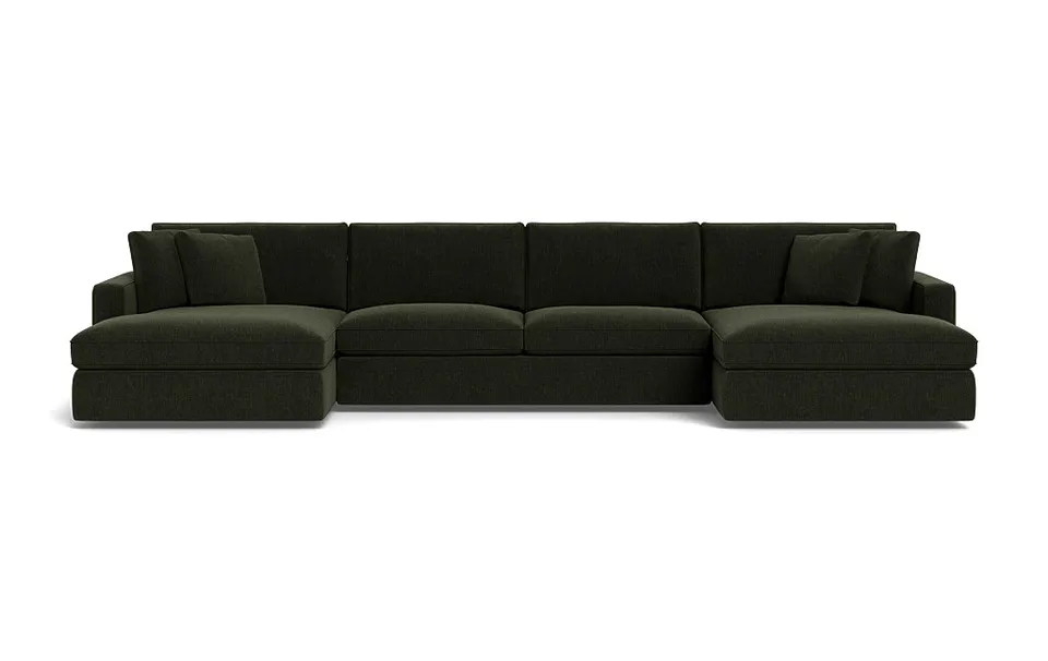 James 3-Piece 4-Seat U Chaise Sectional