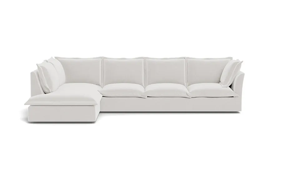Skylar 4-Seat  Bumper Sectional
