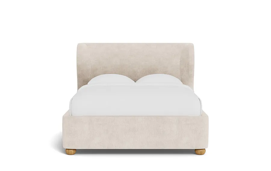 Maxwell Upholstered Bed with lift-up storage