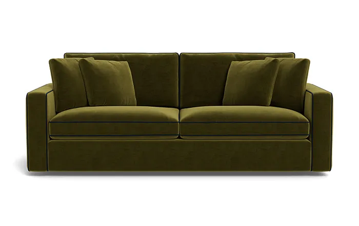 James 2-Seat Sofa with Contrast Piping