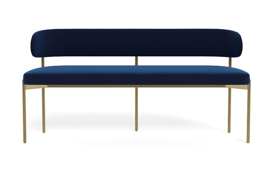 Hollis Upholstered Metal Framed Bench