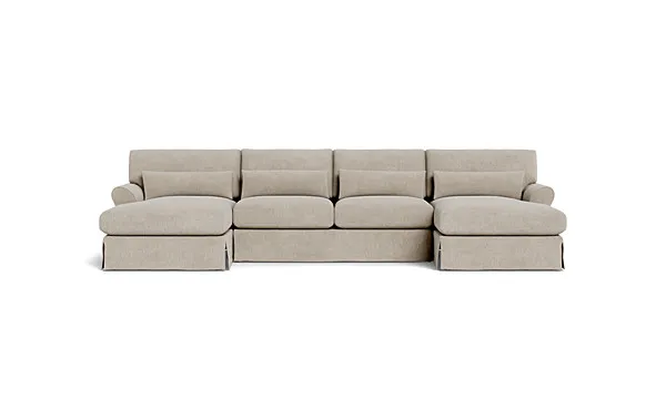 Maxwell Slipcovered U-Sectional Sofa by Apartment Therapy