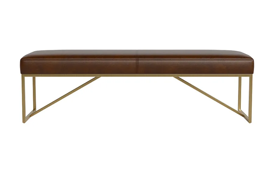 Otto Leather Bench