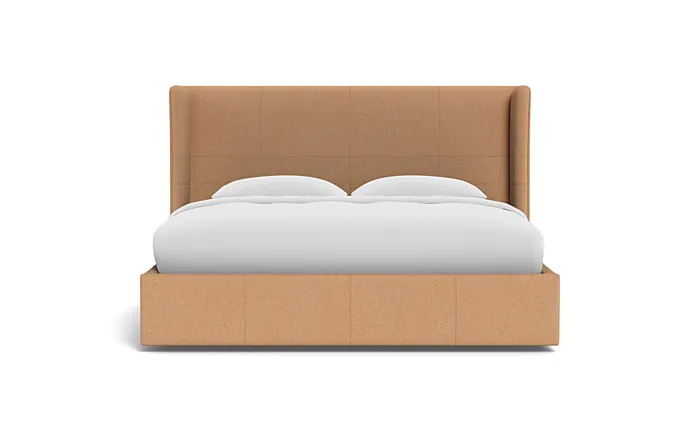 Graham Leather Upholstered Bed with Storage Option