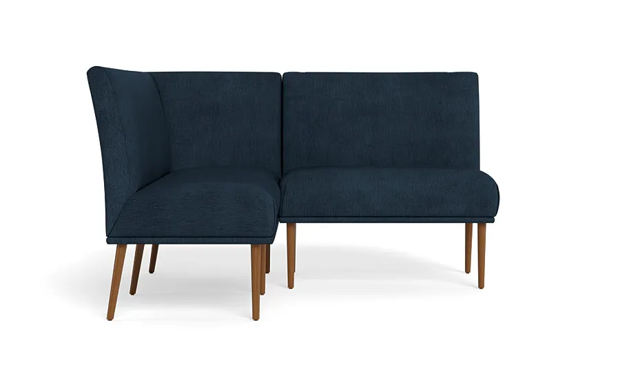 Dorian Upholstered Petite Left Banquette with Tufting Option