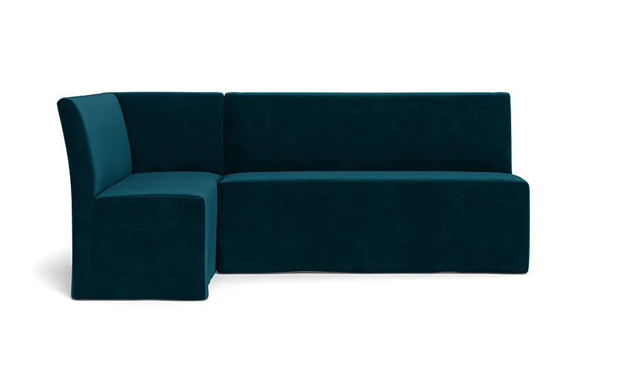 Dorian Slipcovered Left Banquette