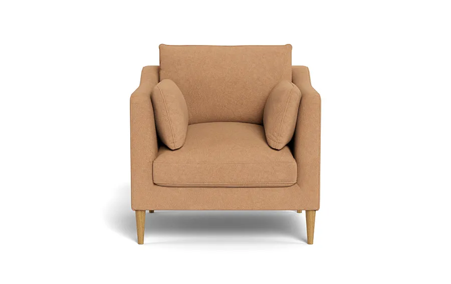 Caitlin Leather Petite Chair by The Everygirl®