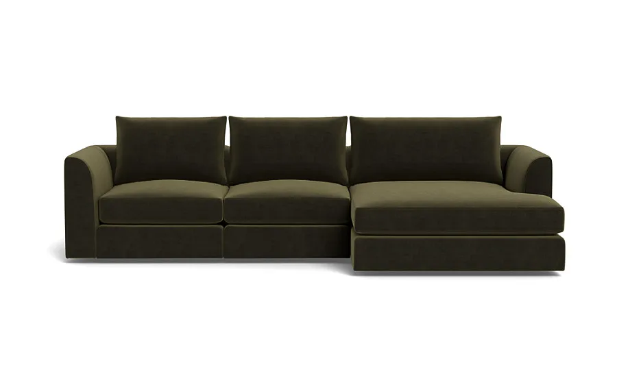 Beckham Modular 3-Seat Right Chaise Sectional