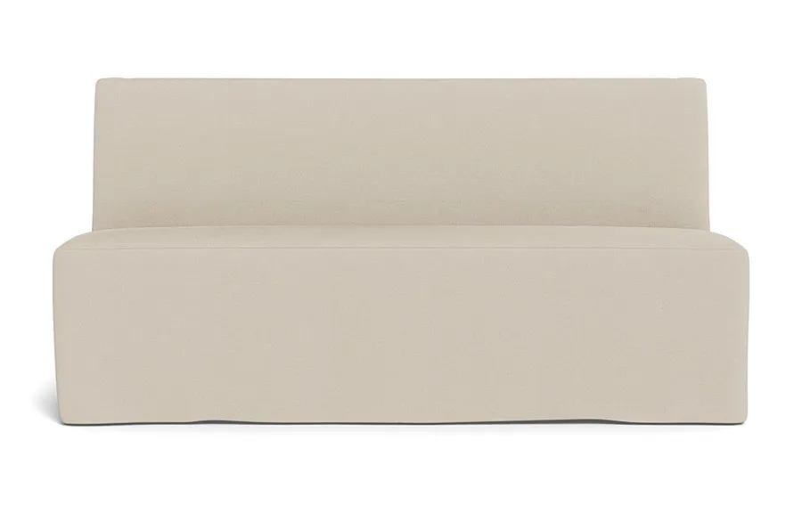 Dorian Slipcovered Larger Dining Bench
