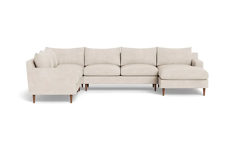 Sloan 4-Piece Corner Sectional Sofa with  Chaise