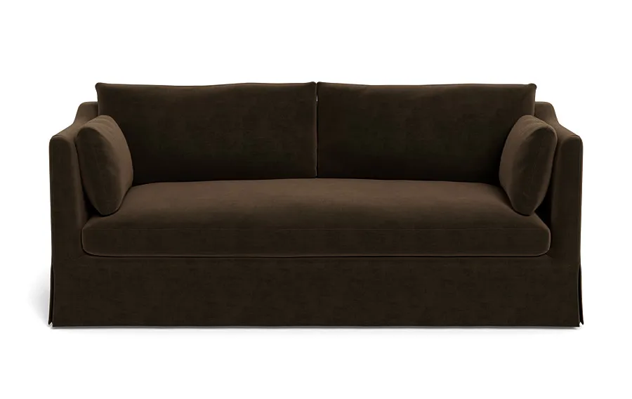Caitlin Slipcovered 2-Seat Sofa by The Everygirl® with Bench Cushion