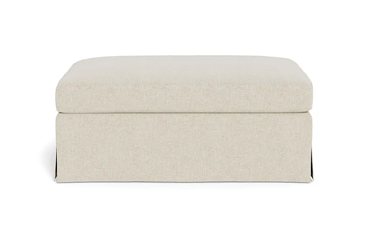 Sloan Slipcovered Ottoman
