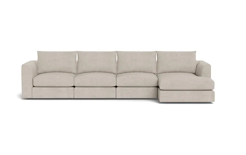 Beckham Modular 4-Seat Right Chaise Sectional