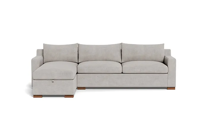 Sloan Left Chaise Sleeper Storage Sectional