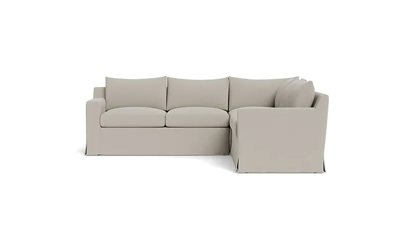 Sloan Slipcovered Corner 4-Seat Sectional Sofa