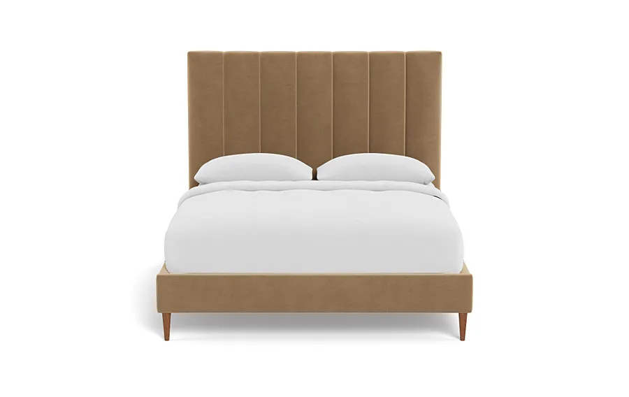 Lowen Upholstered Bed with Tufting Option