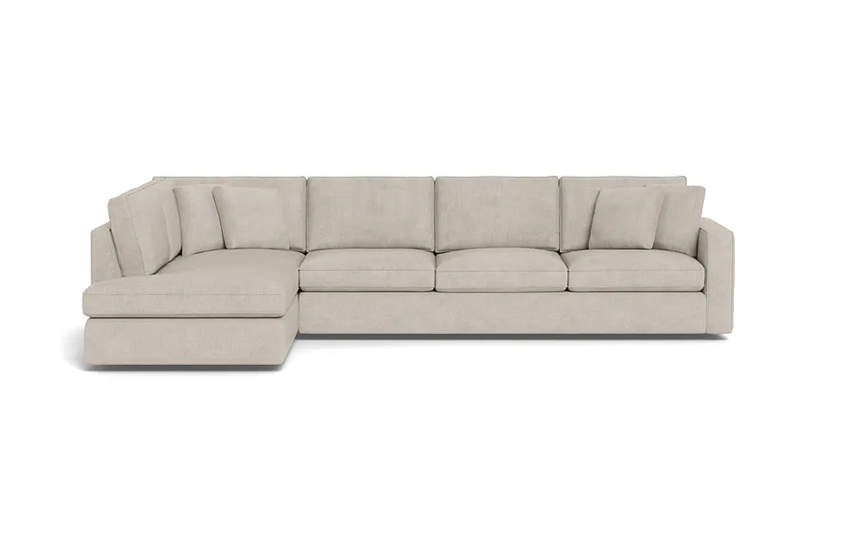 James 4-Seat Left Bumper Sectional
