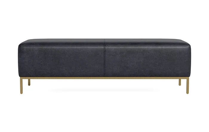 Miller Leather Bench