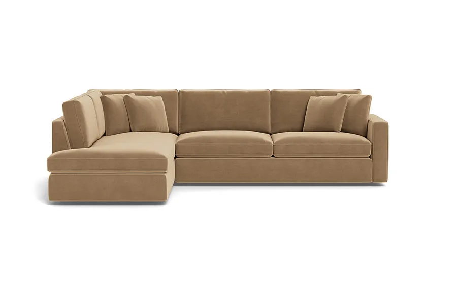 James 3-Seat Left Bumper Sectional