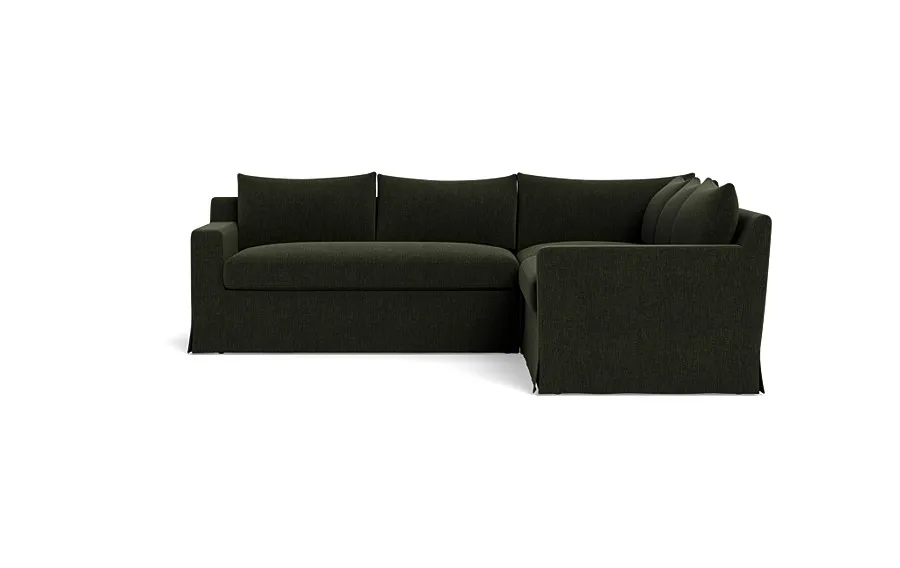 Sloan Slipcovered Corner 4-Seat Sectional Sofa