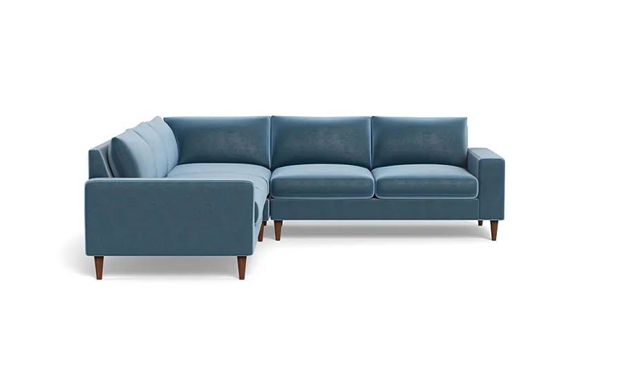 Saylor Wide Arm Corner 4-Seat Sectional Sofa