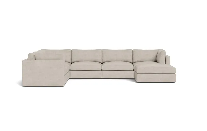 Tatum Modular Corner Chaise Sectional 