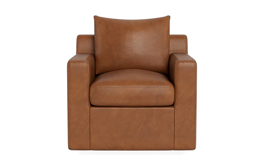 Sloan Leather Swivel Chair