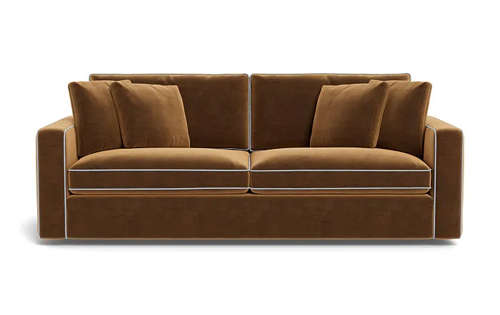 James 2-Seat Sofa with Contrast Piping
