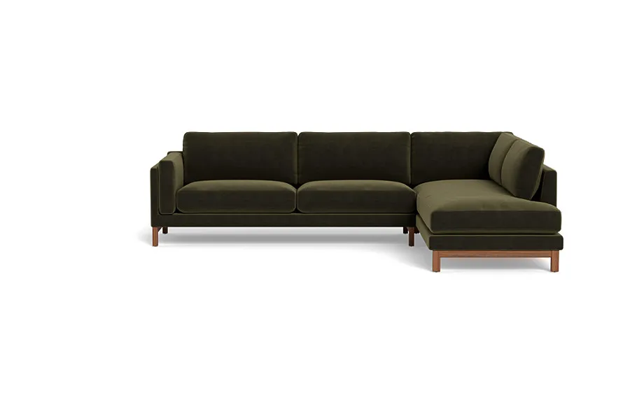 Gaby 3-Seat Sectional with  Bumper