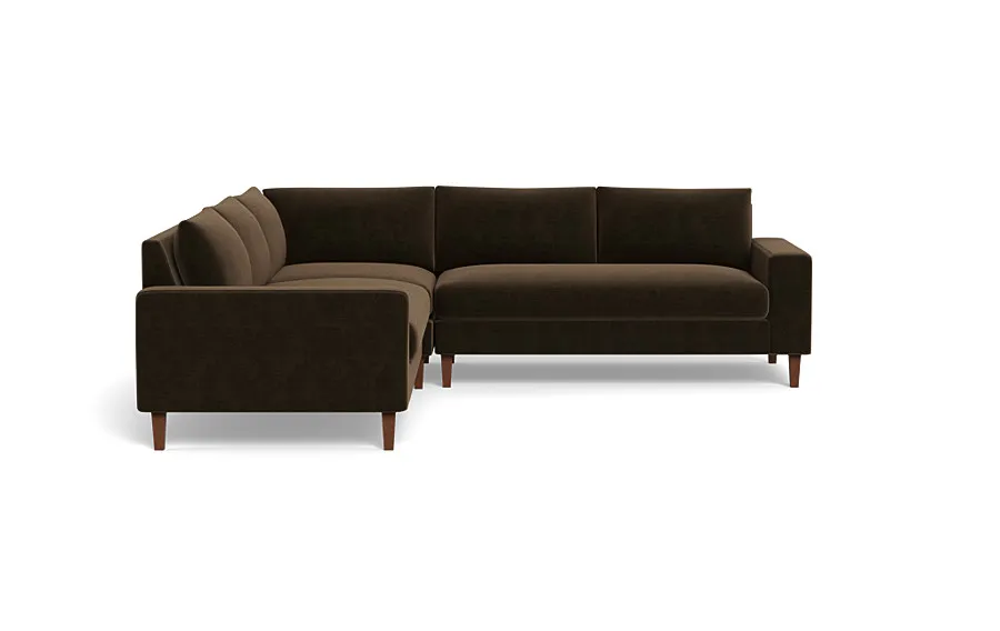 Saylor Wide Arm Corner 4-Seat Sectional Sofa