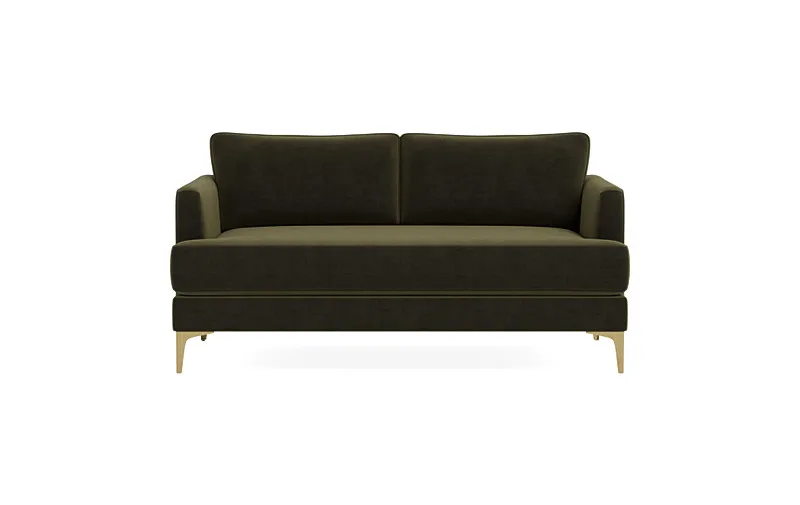 Winslow Loveseat, Bench Cushion, Down alternative