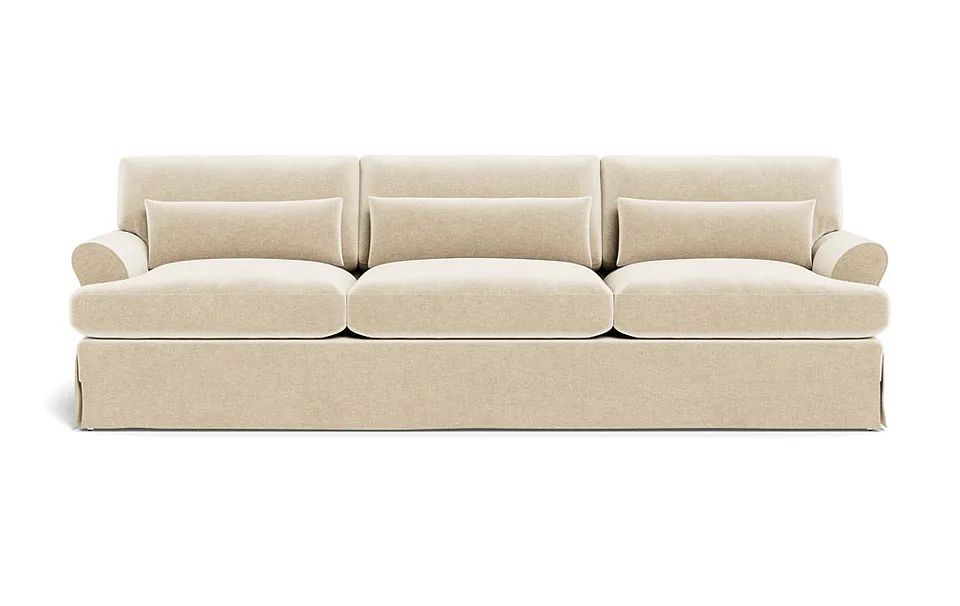 Maxwell Slipcovered 3-Seat Sofa by Apartment Therapy