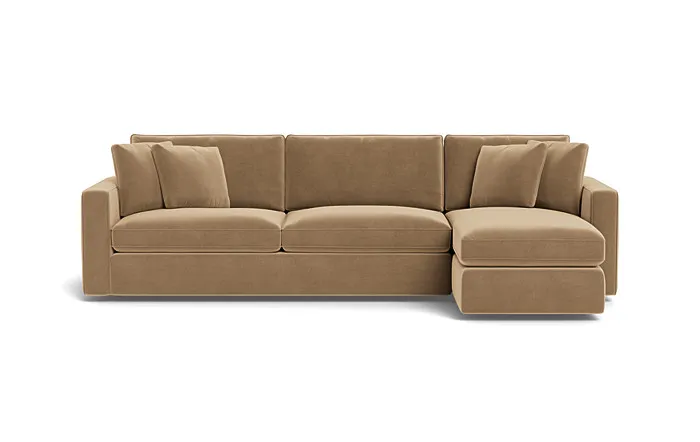 James 3-Seat Right Chaise Sectional with Storage