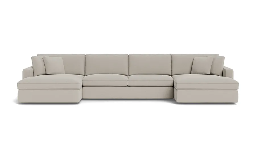 James 3-Piece 4-Seat U Chaise Sectional