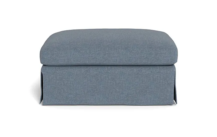Maxwell Slipcovered Ottoman by Apartment Therapy