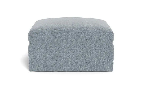 Ella Slipcovered Rectangular Ottoman