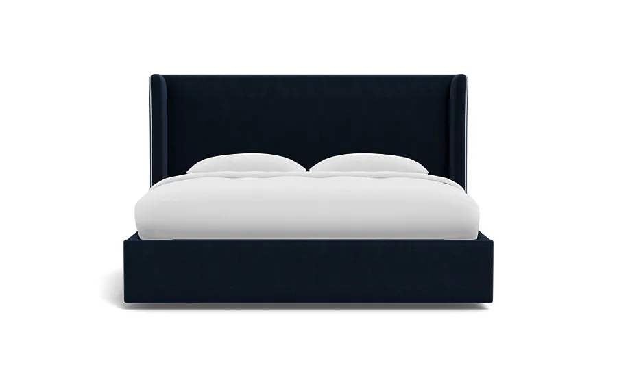 Graham Upholstered Bed with Contrast Piping and Storage Option