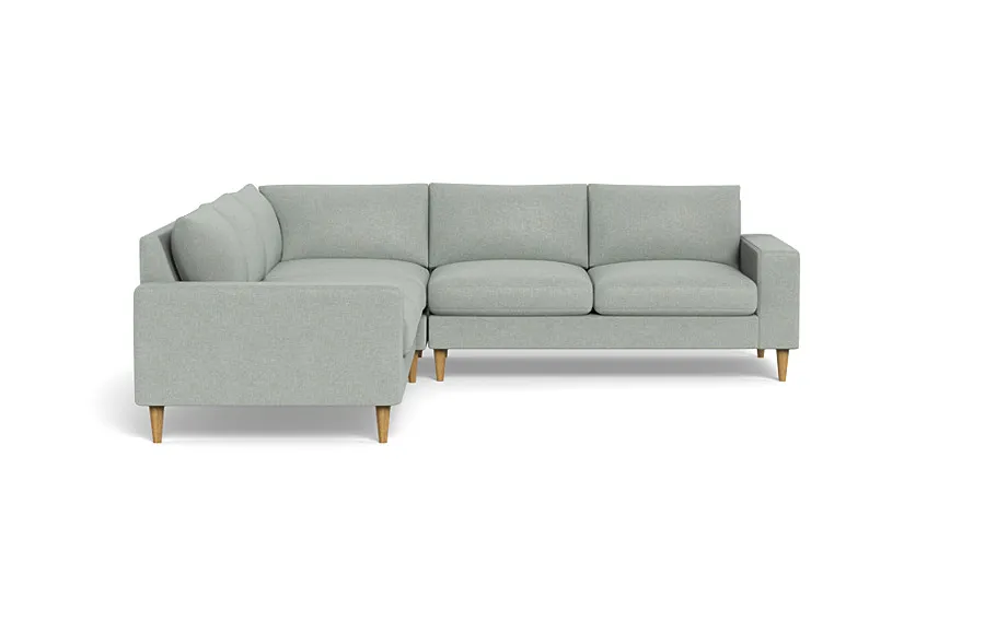 Saylor Wide Arm Corner 4-Seat Sectional Sofa