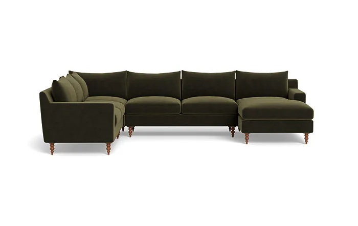 Sloan 4-Piece Corner Sectional Sofa with  Chaise