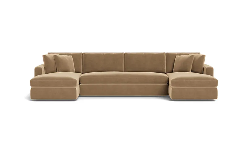 James 3-Piece 4-Seat U Chaise Sectional